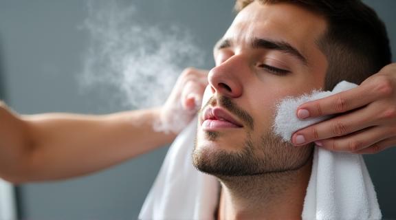 Rytuał golenia gorącym ręcznikiem