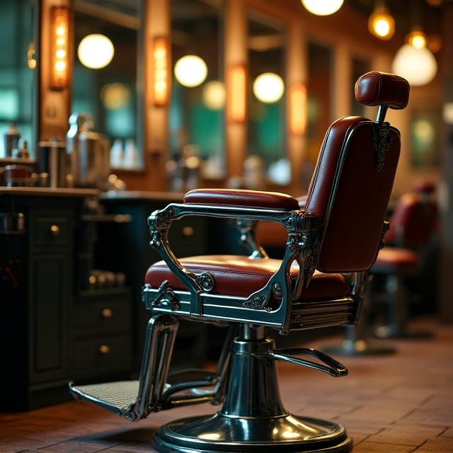 Profesjonalne stanowisko barberskie w salonie ARTECH RYBNIK SP Z O O